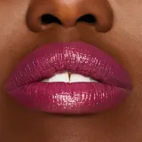 Помада для губ MAC Cosmetics Lustreglass Sheer-Shine Lipstick кремовая, увлажняющая, 3,5 г, оттенок Figgy — фото 5
