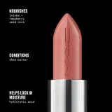 Помада для губ MAC Cosmetics Lustreglass Sheer-Shine Lipstick кремовая, увлажняющая, 3,5 г, оттенок Uncensored — фото 5