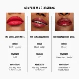 Помада для губ MAC Cosmetics Lustreglass Sheer-Shine Lipstick кремовая, увлажняющая, 3,5 г, оттенок Uncensored — фото 6