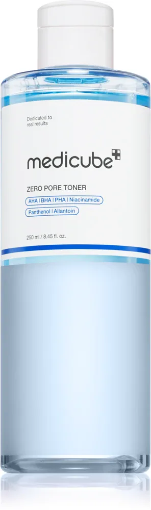 Тоник для лица medicube Zero Pore Toner с кислотами AHA и BHA, для пор, 250 мл