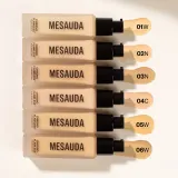 Тональное средство Mesauda Chrono Flawless Foundation с высокой кроющей способностью, 30 мл, оттенок 06W — фото 2