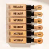 Тональное средство Mesauda Chrono Flawless Foundation с высокой кроющей способностью, 30 мл, оттенок 11W — фото 2