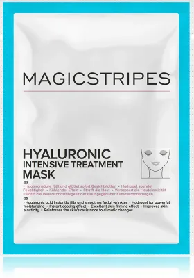 Маска для лица MAGICSTRIPES Hyaluronic Intensive Treatment тканевая, с гиалуронатом натрия и коллагеном, 1 шт