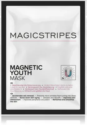 Маска для лица MAGICSTRIPES Magnetic Youth тканевая, с алоэ и бисабололом, 1 шт