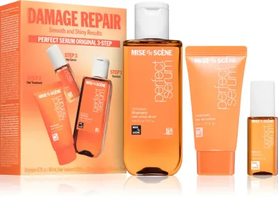 Набор для волос mise en scene Perfect Original Kit шампунь, уход и сыворотка, 1 шт