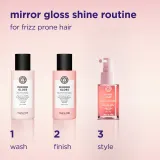 Набор для блеска волос Maria Nila Mirror Gloss Essentials Value Set, шампунь, спрей и кондиционер, 3 шт — фото 5