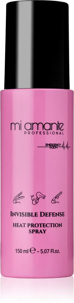 Термозащитный спрей для волос Mi Amante Professional Emergency Room Invisible Defense Heat Protection Spray, 150 мл