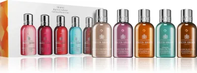 Дорожный набор косметики Molton Brown Travel Body Care Collection, гели для душа по 100 мл, 1 шт