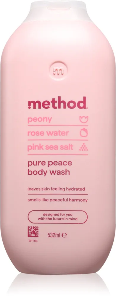 Гель для душа Method Body Wash Pure Peace увлажняющий, для всех типов кожи, 532 мл