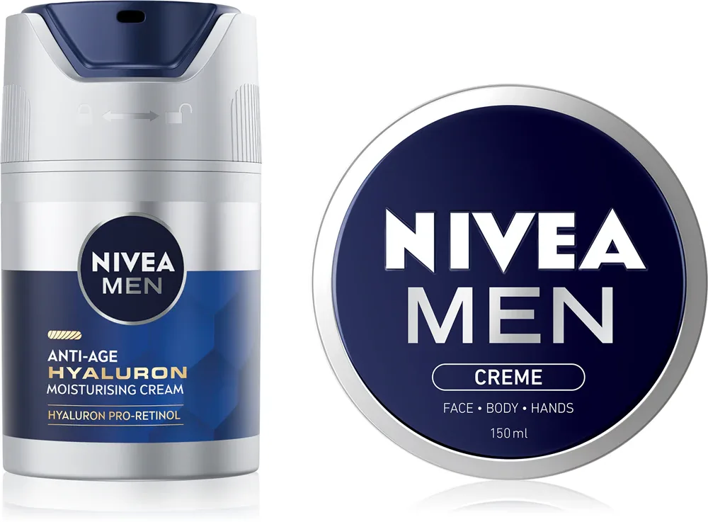 Набор NIVEA MEN для мужской кожи лица, крем и увлажняющий крем