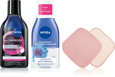 Набор NIVEA Cleansing для снятия макияжа, мицеллярная вода и салфетки