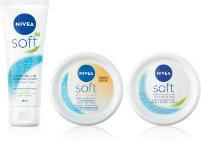 Набор NIVEA Soft кремы для тела и лица, увлажняющие