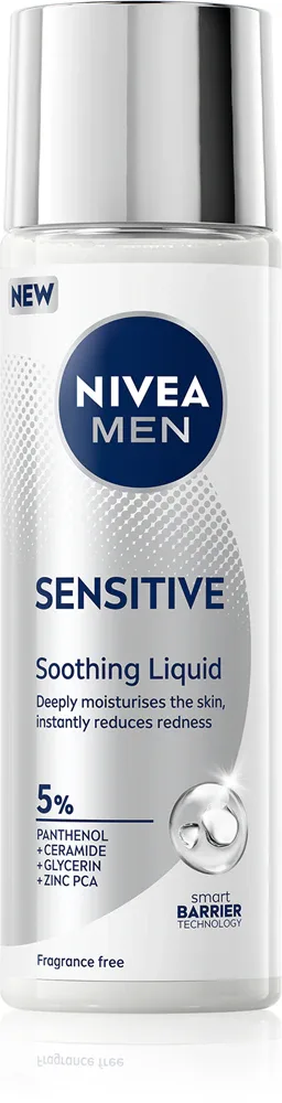Крем-флюид NIVEA MEN Sensitive для чувствительной кожи, увлажняющий, для лица и после бритья, 100 мл