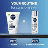 Крем-флюид NIVEA MEN Sensitive для чувствительной кожи, увлажняющий, для лица и после бритья, 100 мл — фото 7