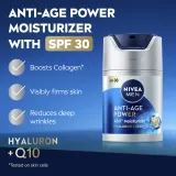 Крем для лица NIVEA MEN Anti-Age Power дневной, с SPF, разглаживающий морщины, 50 мл — фото 2