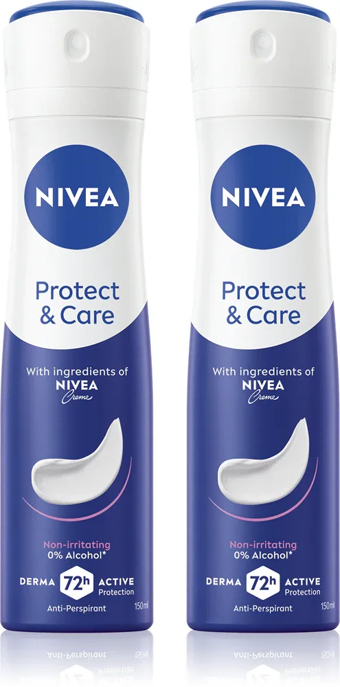Антиперспирант-спрей NIVEA Protect Care, приятный аромат, 150 мл