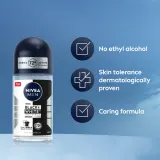 Антиперспирант-ролик NIVEA MEN Black White Invisible Original для мужчин, 50 мл — фото 6