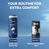 Антиперспирант-стик NIVEA MEN Black White Invisible Original для мужчин, до 72 часов защиты, 2х50 мл — фото 7