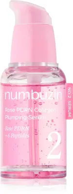 Сыворотка для лица Numbuzin No. 2 Rose PDRN Collagen Plumping Serum с PDRN и коллагеном, 30 мл