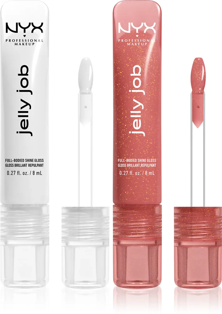 Набор блесков для губ NYX Professional Makeup Jelly Job с эффектом увеличения, блестящие, 2 шт