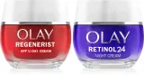 Набор для лица Olay Regenerist Retinol 24 дневной крем SPF 30 и ночной крем с ретинолом, 1 шт — фото 1