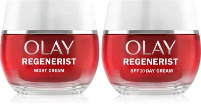 Набор для лица Olay Regenerist ночной крем и дневной крем SPF 30, для эластичности кожи, 1 шт
