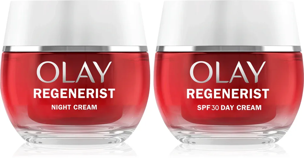 Набор для лица Olay Regenerist ночной крем и дневной крем SPF 30, для эластичности кожи, 1 шт