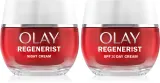 Набор для лица Olay Regenerist ночной крем и дневной крем SPF 30, для эластичности кожи, 1 шт — фото 1