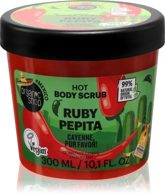Пилинг для тела Organic Shop Body Scrub Ruby Pepita с маслом ши и какао, 300 мл