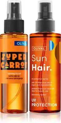 Набор Olival Glow Protect сухое масло и спрей для волос, 100 мл