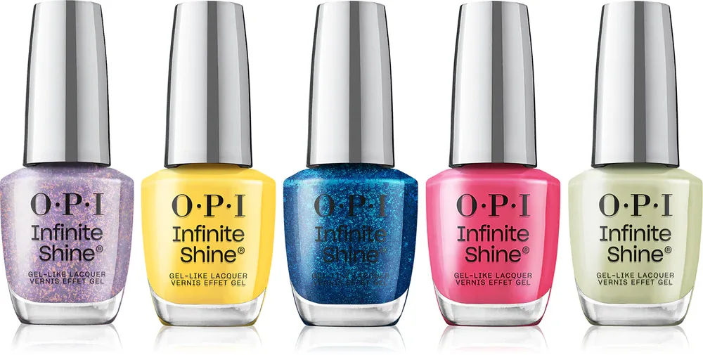 Набор лаков для ногтей OPI Infinite Shine Set перламутровые, стойкие, 6 шт