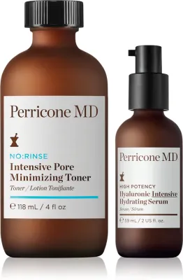 Набор для увлажнения и сужения пор Perricone MD Hydration Pore Refining Duo, тоник и сыворотка с гиалуроновой кислотой