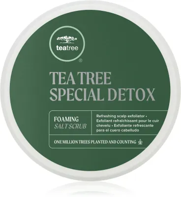 Скраб для кожи головы Paul Mitchell Tea Tree Special Detox Foaming Salt Scrub солевой, глубокое очищение, 184 мл