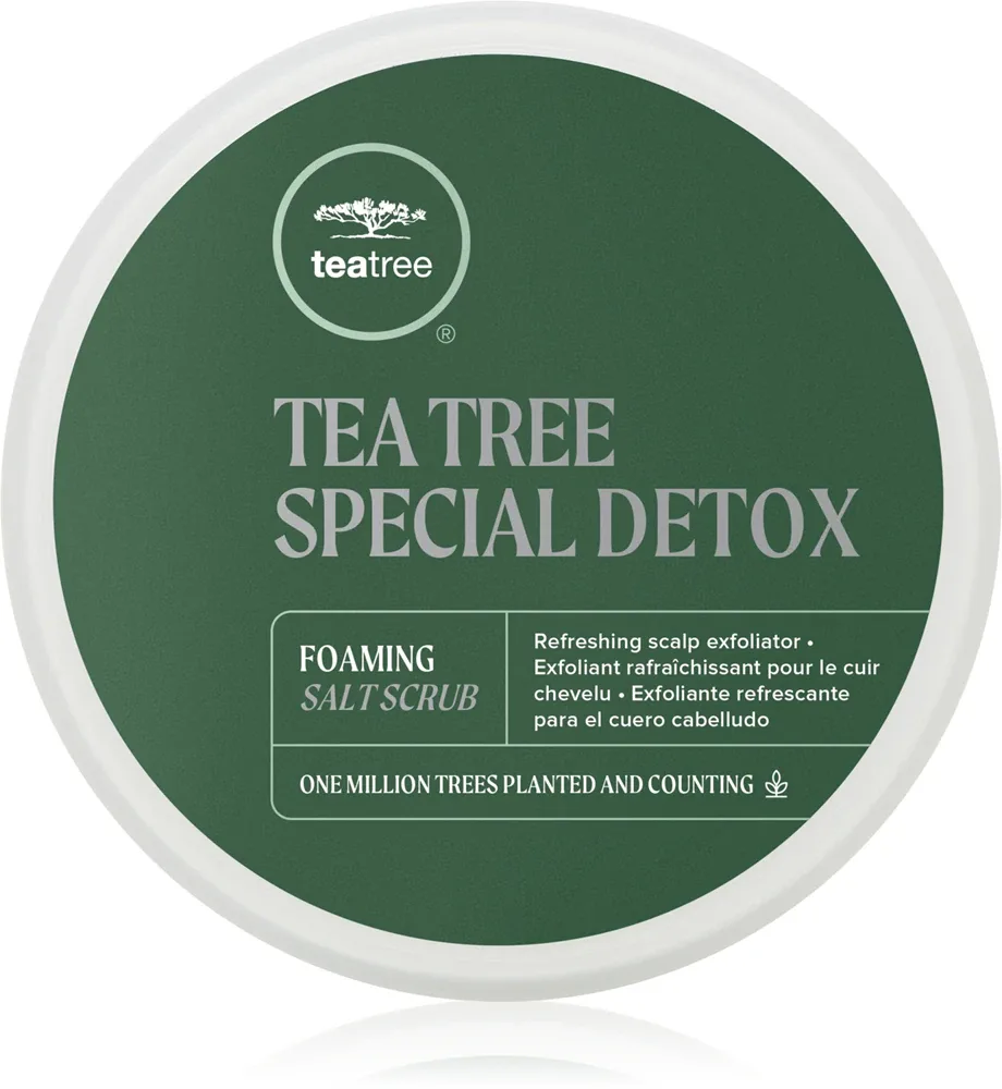 Скраб для кожи головы Paul Mitchell Tea Tree Special Detox Foaming Salt Scrub солевой, глубокое очищение, 184 мл
