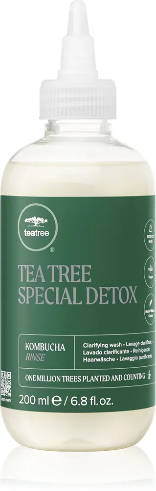 Скраб для кожи головы Paul Mitchell Tea Tree Special Detox Kombucha Rinse с пробиотиками, против перхоти, 200 мл