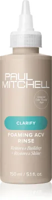 Маска-пена для волос Paul Mitchell Clarify Foaming ACV Rince с яблочным уксусом, для кожи головы, 150 мл