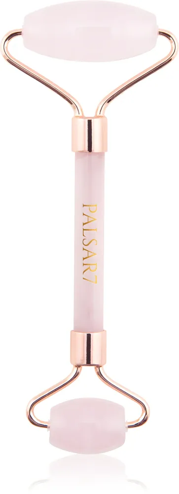 Роллер для массажа лица PALSAR7 Face-roller Rose Quartz розовый, 1 шт