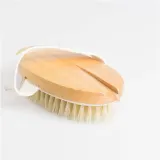 Мочалка для спины PALSAR7 Wooden Back Scrubber деревянная, с ручкой-подвеской, 1 шт — фото 5