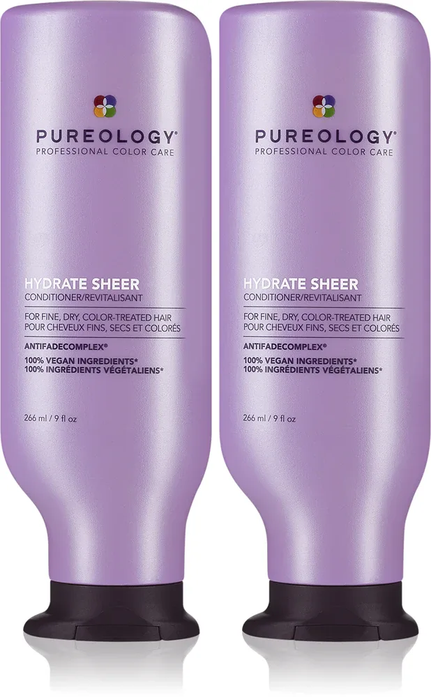 Кондиционер для волос Pureology Hydrate Sheer Conditioner Duopack увлажняющий, набор 2х266 мл