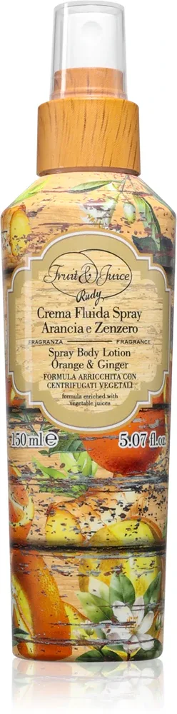 Спрей для тела Rudy - Le Maioliche Orange and Ginger, освежающий, 150 мл