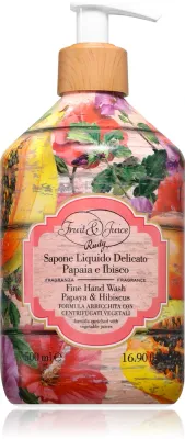 Жидкое мыло для рук Rudy - Le Maioliche Papaya Ibisco Fine, 500 мл