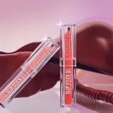 Помада Rimmel Stay Glossy блестящая, увлажняющая, 3,4 г, оттенок CAPPUCCINO DEEP — фото 5