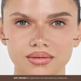 Гель для бровей Anastasia Beverly Hills Volumizing Tinted Brow Gel оттеночный, водостойкий, со щёточкой, 2,1 мл, оттенок Soft Brown — фото 3