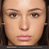 Гель для бровей Anastasia Beverly Hills Volumizing Tinted Brow Gel оттеночный, водостойкий, со щёточкой, 3,2 мл, оттенок Medium Brown — фото 3