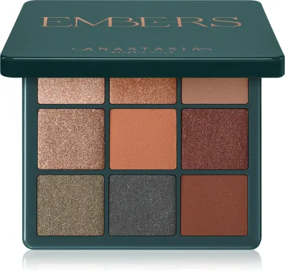 Палетка теней для век Anastasia Beverly Hills Embers Mini Eye Shadow Palette матовые и металлик, для дневного и вечернего макияжа, 10 г