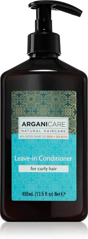 Кондиционер для волос Arganicare Argan Oil Shea Butter Leave-In Conditioner несмываемый, для вьющихся и волнистых волос, 400 мл