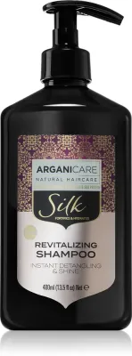 Шампунь для волос Arganicare Silk Protein Shampoo с протеинами шёлка, для тусклых волос, 400 мл