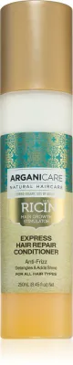 Кондиционер для волос Arganicare Ricin Express Hair Repair Conditioner несмываемый, с касторовым маслом, для всех типов волос, 250 мл