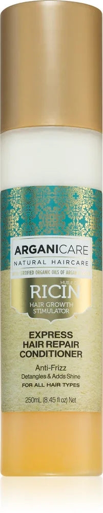 Кондиционер для волос Arganicare Ricin Express Hair Repair Conditioner несмываемый, с касторовым маслом, для всех типов волос, 250 мл