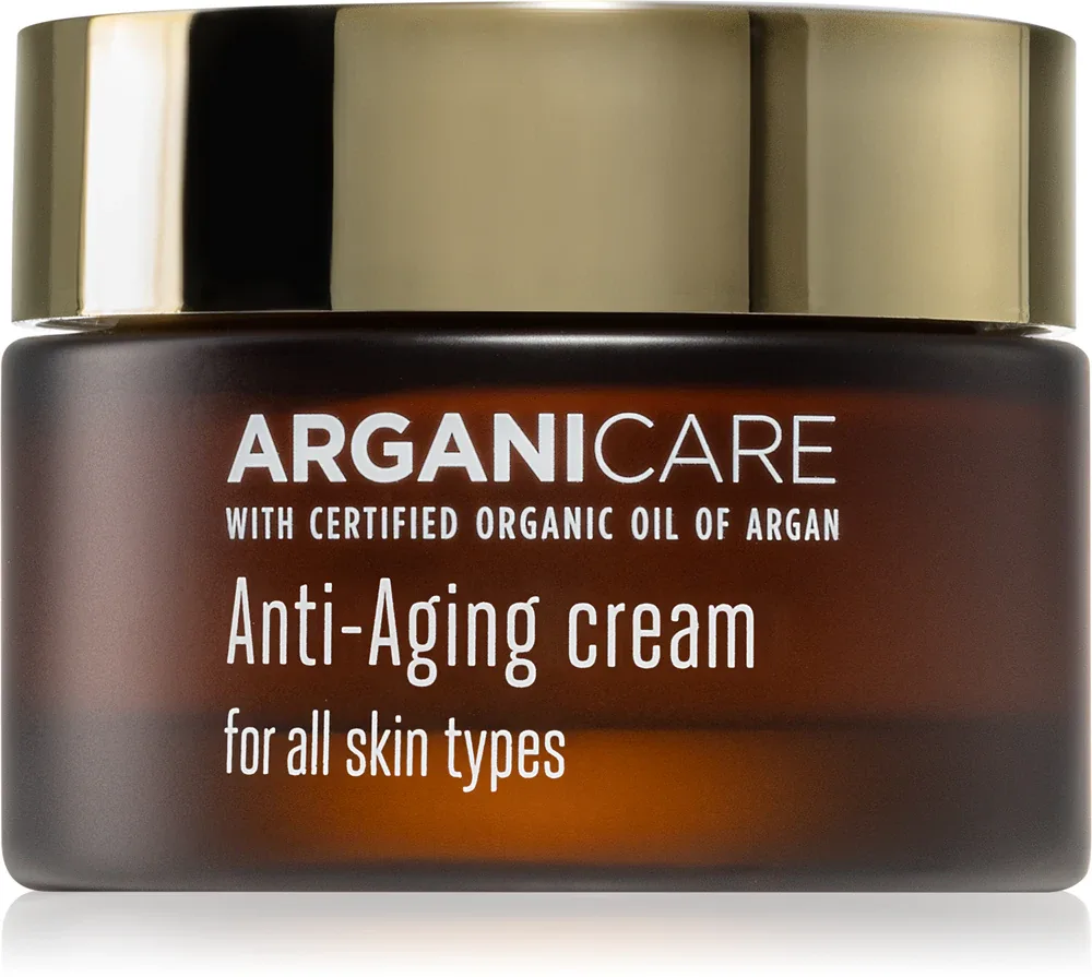 Крем для лица Arganicare Anti-Aging Cream против морщин, с аргановым маслом, для всех типов кожи, 50 мл
